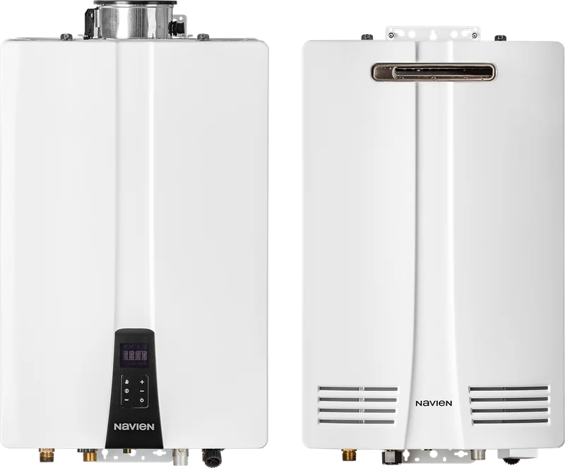 Navien NHW-A non-condensing tankless water heater with built-in recirculation