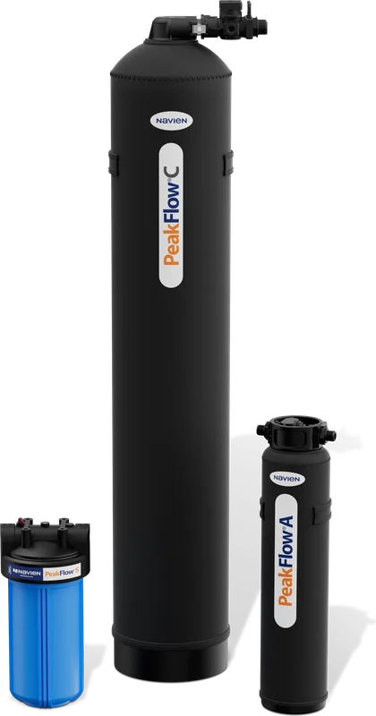 Navien PeakFlow salt-free scale prevention system
